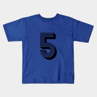 Mexican Team Sports # 5 - Black Kids T-Shirt